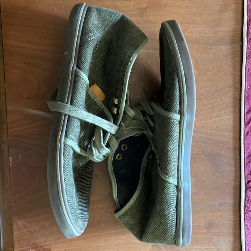 Olive green vans
